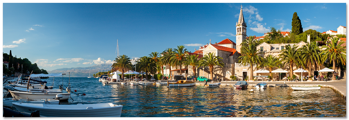 Le port de Splitska (Île de Brac, Croatie)