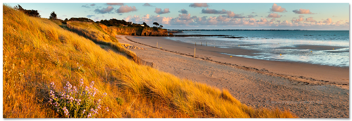La plage de Saint Michel Chef Chef (Pays de la Loire, Loire Atlantique)