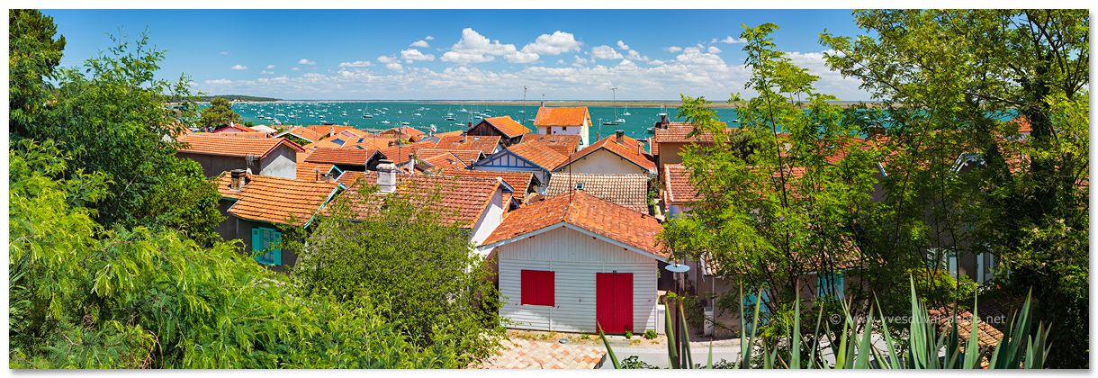Le village de pêcheurs de L'Herbe (Arcachon, Gironde, Aquitaine)