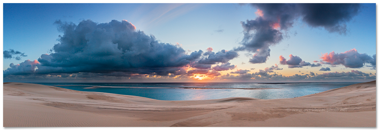 La dune du Pilat et le bassin d'Arcachon (Arcachon, Gironde, Aquitaine)