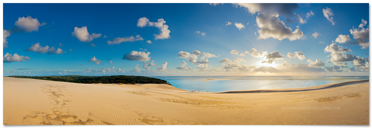 La dune du Pilat et le bassin d'Arcachon (Arcachon, Gironde, Aquitaine)