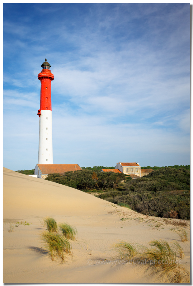 Le phare de la Pointe de la Coubre (Charente-Maritime, Nouvelle-Aquitaine)