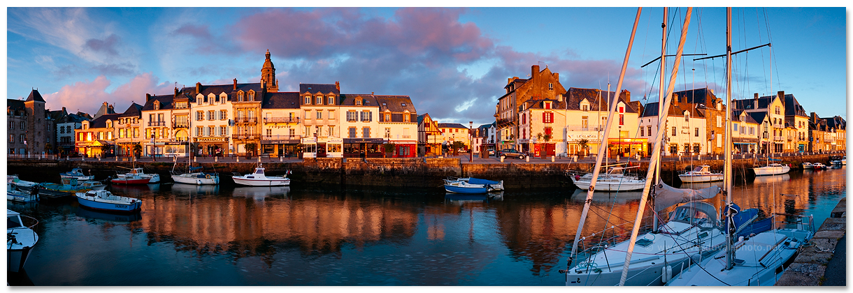 Le port du Croisic au petit matin (Pays de la Loire, Loire Atlantique)