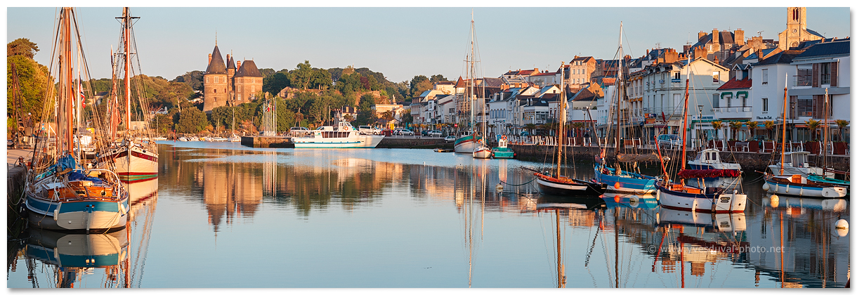 Le port de Pornic au petit matin (Pays de la Loire, Loire Atlantique)