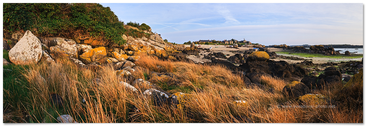 Chausey, Manche, Basse-Normandie - La plage des Blainvillais