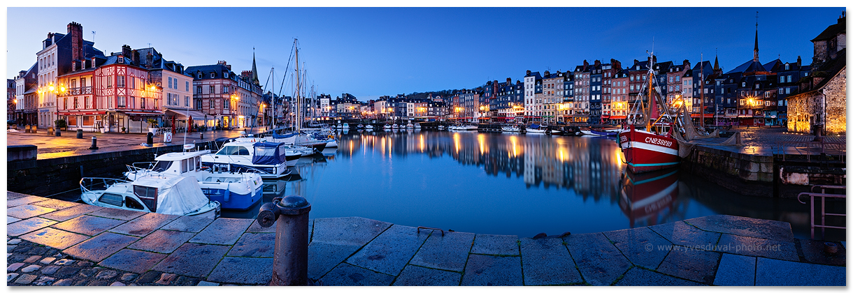 Le port de Honfleur (Calvados, Normandie, France) - Photo panoramique du littoral - Yves Duval