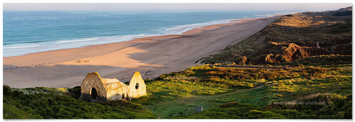 Barneville-Carteret (Manche, Normandie, France) - Photo panoramique du littoral - Yves Duval