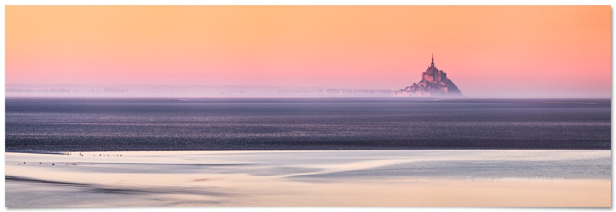La baie du Mont Saint-Michel (Manche, Normandie, France) - Photo panoramique du littoral - Yves Duval
