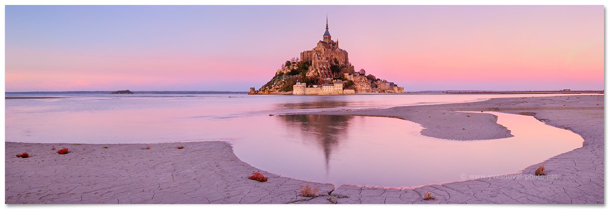 La baie du Mont Saint-Michel (Manche, Normandie, France) - Photo panoramique du littoral - Yves Duval