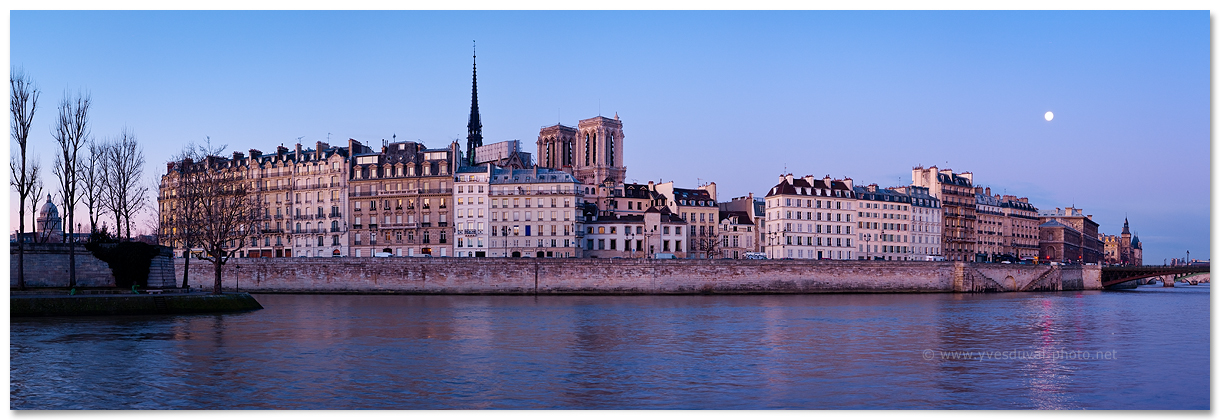 L'Ile de la Cité depuis le quai de l'Hôtel de Ville