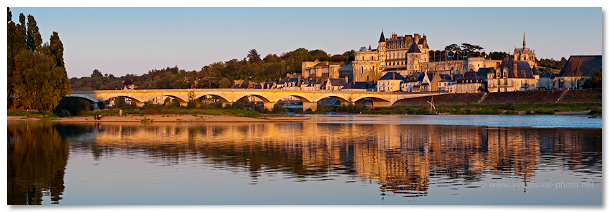 La ville d'Amboise (Touraine, Val de Loire)