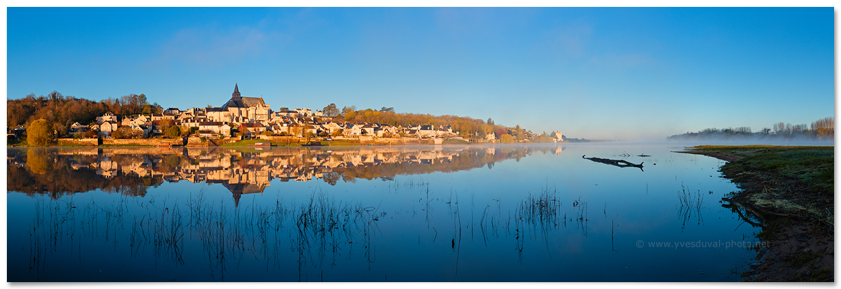 Le village de Candes Saint-Martin (Touraine, Val de Loire)