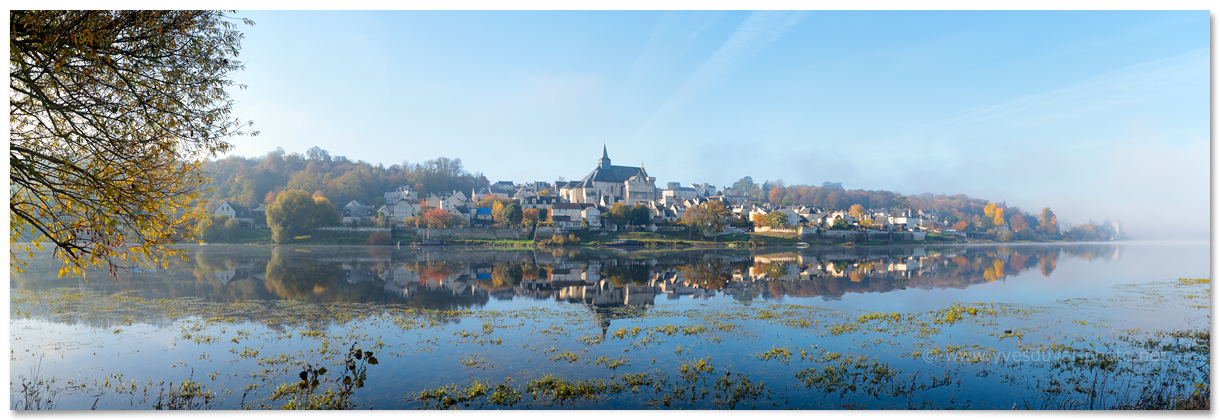Le village de Candes Saint-Martin (Touraine, Val de Loire)