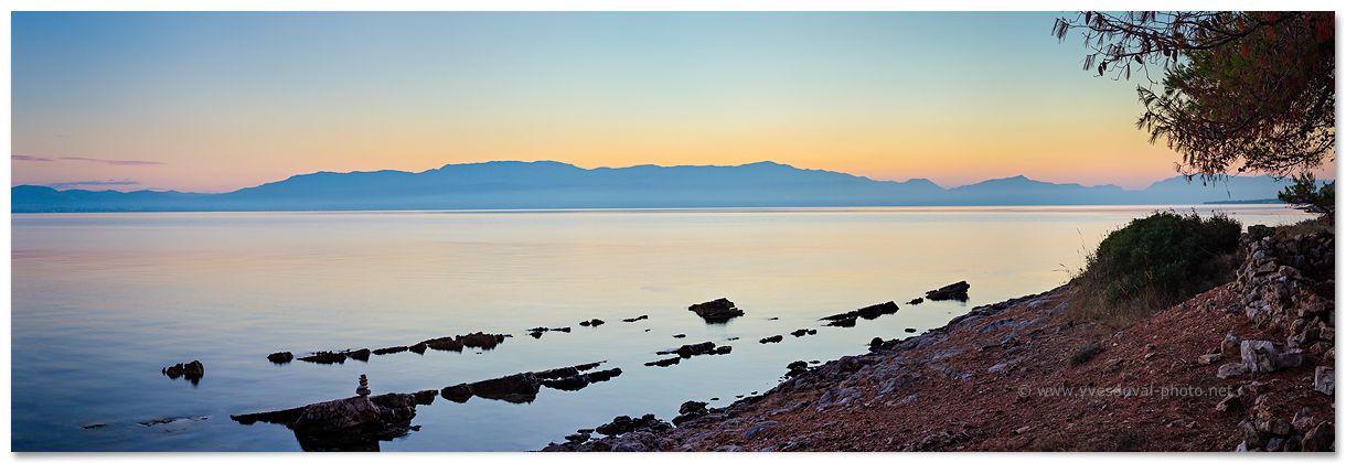 La côte dalmate (Île de Brac, Croatie)