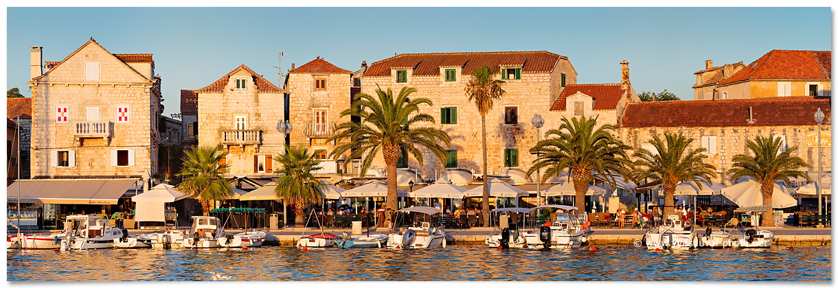 Le port de Supetar (Île de Brac, Croatie)