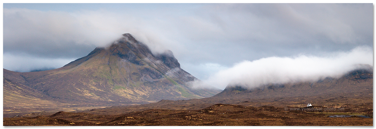 Maison isolée dans les Cuillins sur l'île de Skye