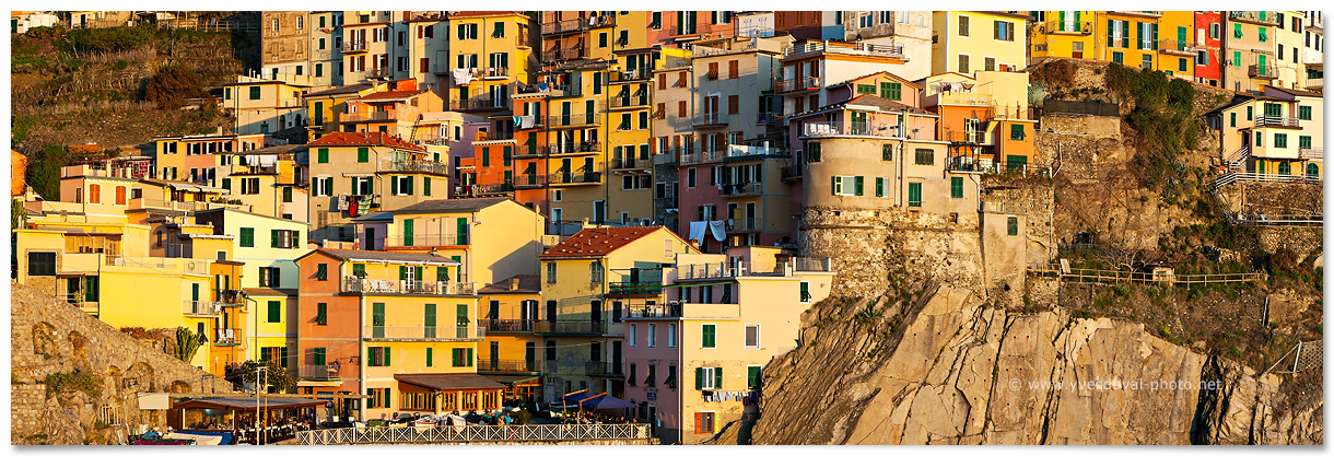 Le village de Manarola (Italie)