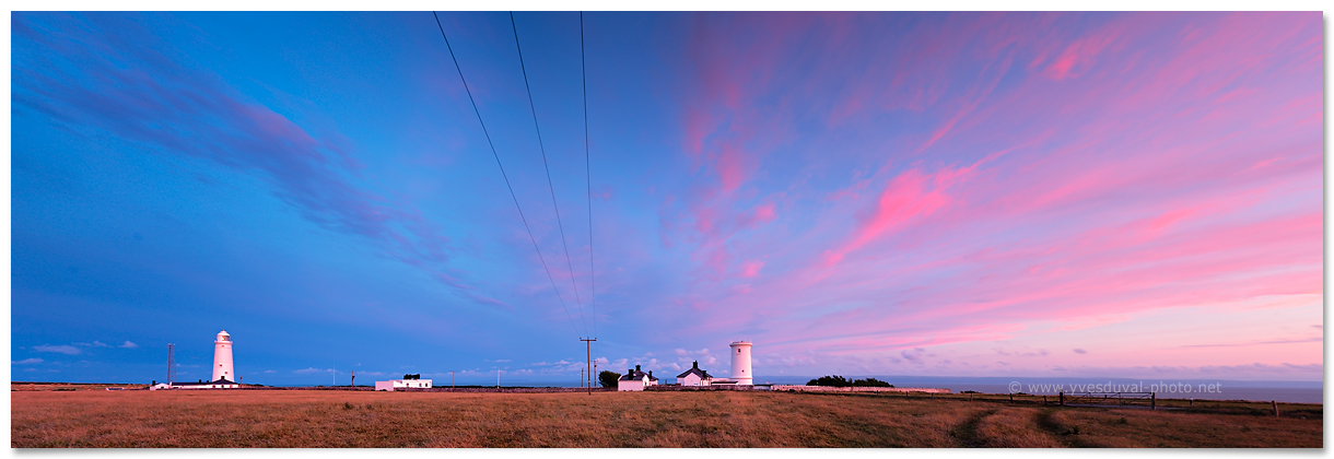 Le phare de Nash Point (Pays de Galles, Royaume-Uni)
