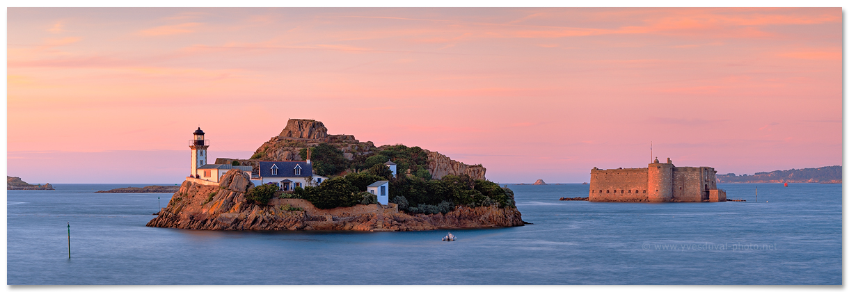 L'île Louët dans la baie de Morlaix (Finistère, Bretagne)