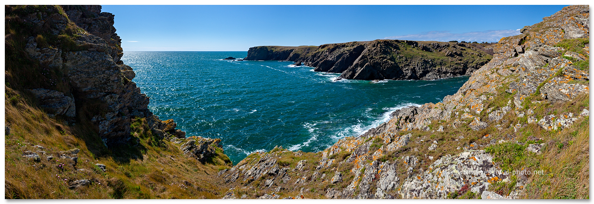 La côte au niveau du village de Kervédan (Morbihan, Bretagne)
