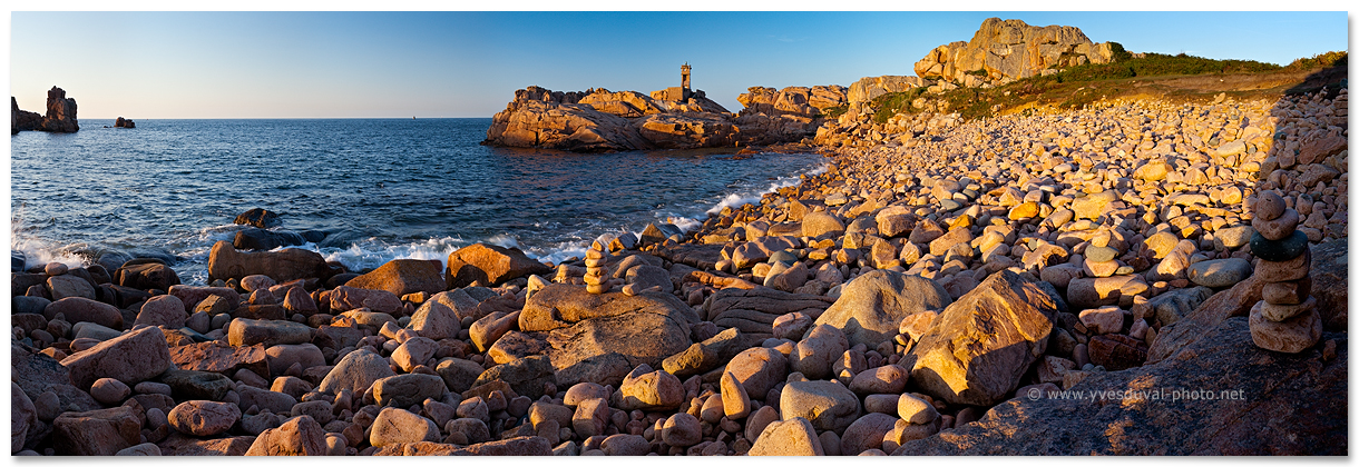 Bréhat au coucher du soleil (Côte d'Armor, Bretagne)