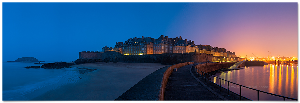 Les murs de Saint-Malo (Ille-et-Vilaine, Bretagne)