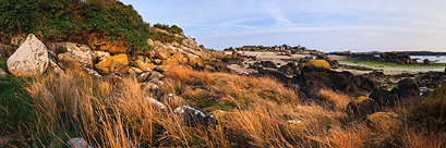 La plage des Blainvillais (Iles Chausey, Manche, Basse-Normandie)