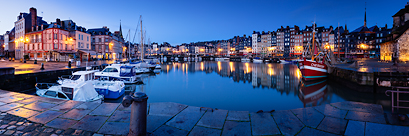 Le port d'Honfleur (Calvados, Normandie)