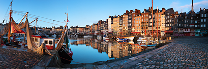 Le port d'Honfleur (Calvados, Normandie)