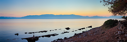 La côte dalmate (île de Brac, Croatie)