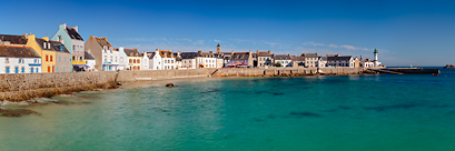 Le port de l'île de sein (Ile de Sein, Finistère, Bretagne)