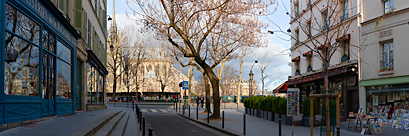 La rue du Haut-Pavé (Paris, Ile de France)