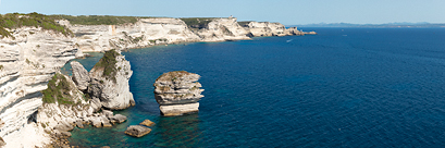 Les falaises de Bonifacio (Corse du Sud, Corse)