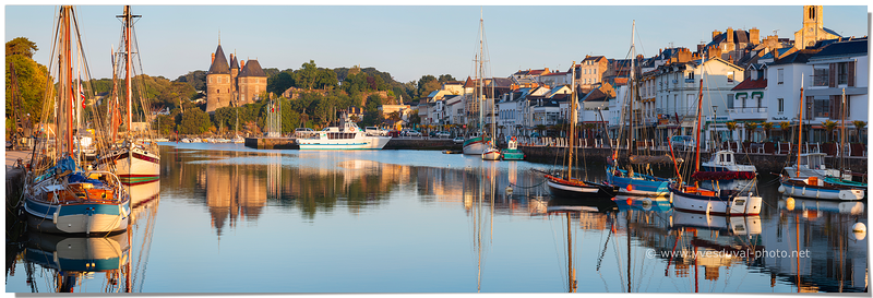 Le port de Pornic au petit matin (Loire Atlantique, Pays de la Loire)