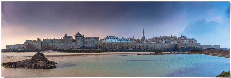 Les murs de Saint-Malo (Ille-et-Vilaine, Bretagne)