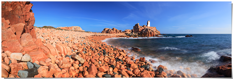 Granit rose à Bréhat (Côtes d'Armor, Bretagne)