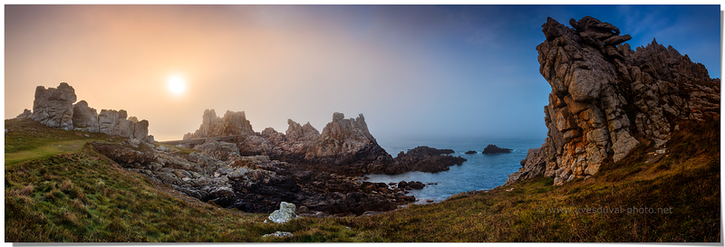 Le cavalier de la brume (Ile de Ouessant, Finistère, Bretagne)