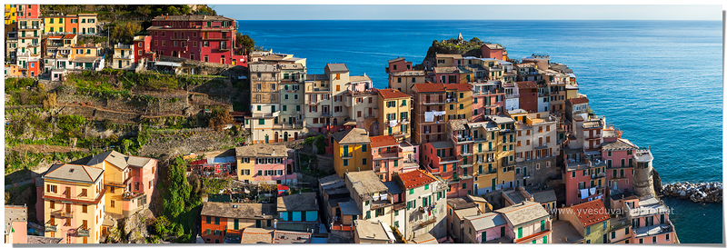 Cinque Terre, village de Manarola  (Ligurie, Italie)
