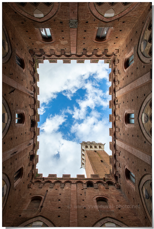 Sienne, Il Campo (Toscane, Italie)