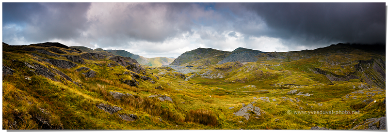 Randonnée dnas le massif de Snowdonia (Pays de Galles, Royaume-Uni)