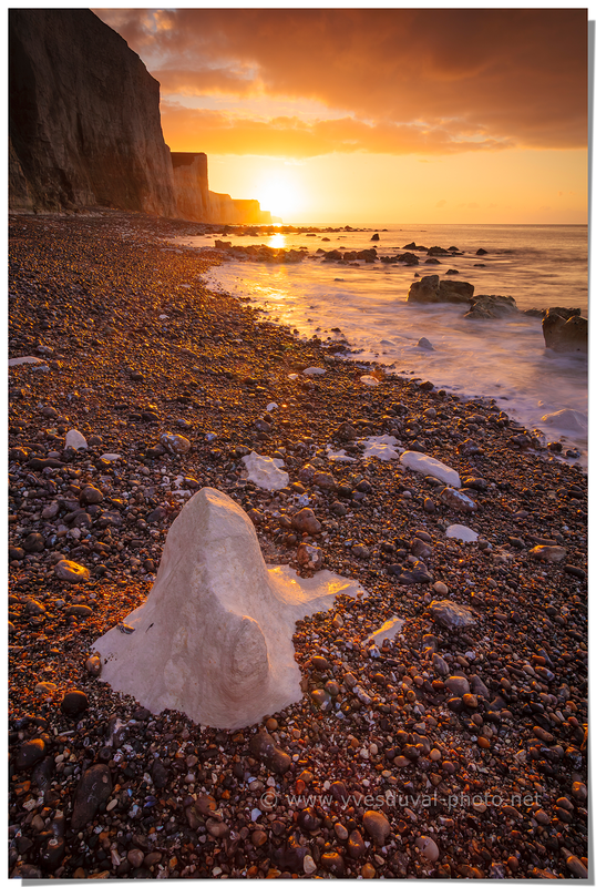 Les falaises d'Ault (Somme, Hauts-de-France)
