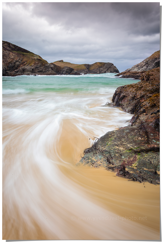 La plage d'Herlin (Morbihan, Bretagne)