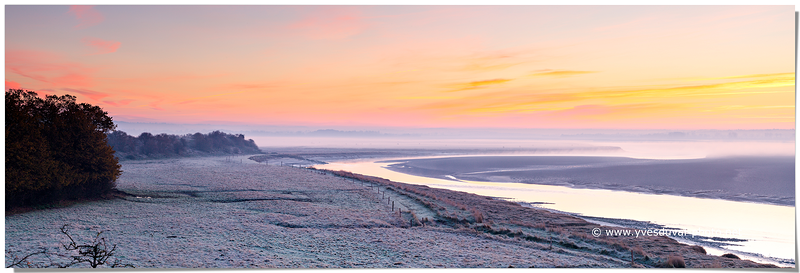 La baie du Mont Saint-Michel et les prés salés (Manche, Normandie)