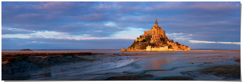 La baie du Mont Saint-Michel (Manche, Normandie)