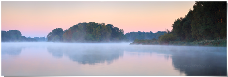 Brume sur la Loire  (Loiret, Centre)