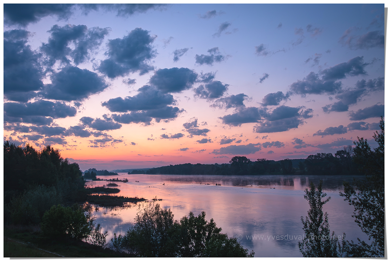L'aurore sur la Loire (Loir et Cher, Centre)