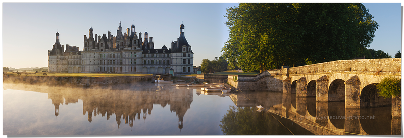 Le Cosson et le château de Chambord (Loir et Cher, Centre)