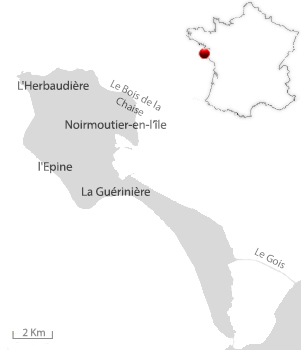 Carte de Noirmoutier