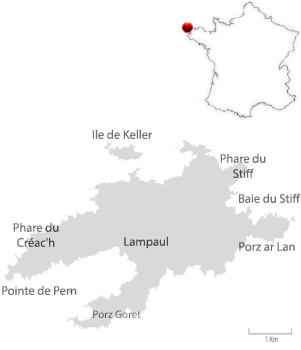 Carte de Ouessant